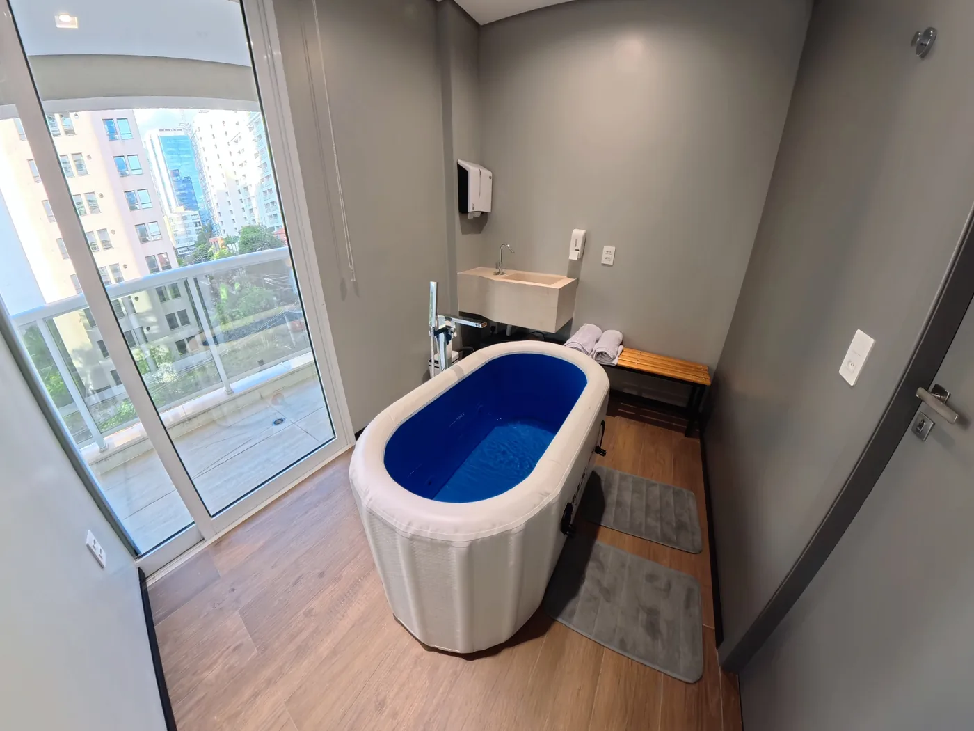 Area de crioterapia da Prime Sports Performance