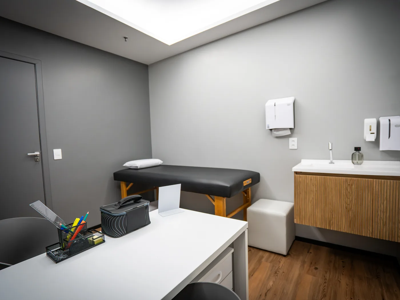 Sala de massagem da Prime Sports Performance no Jardins